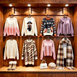 Custom Women's Cotton Knitted Sweater