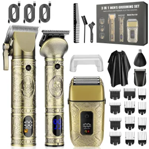 Mens High Power Electric Clippers Shaver