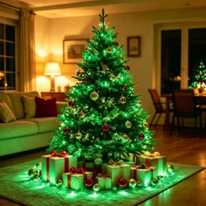 High Bright LED String Lights Weatherproof Green Wire Fairy String Lights Indoor Outdoor Garden Patio Christmas Decorative Light