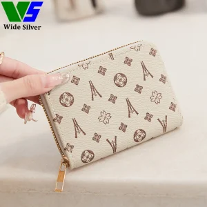 Bolso de cuero Widesilver para tarjetas