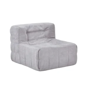 Wholesale Small Lazy One Seat Woven Fabric Reclining Leisure Sofa Vacuum Compression Packaging Single Sofa for Apartment