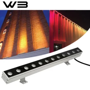 12W 24V IP65 DMX512 Linear RGB LED Wall Washer
