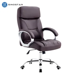 Ergonomic Managerial Swivel Chair Featuring Recline Function and Lumbar Support