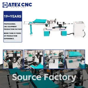 Economical Small Crafts CNC Wood Lathe with Standard Turning Tool for Chess