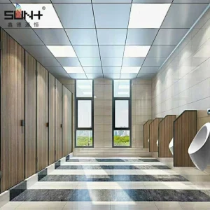 Anti-Moisture Fire-Resistant Impact Resistance Compact HPL Laminate Washroom Restroom Bathroom Stalls Toilet Partition for Hotel Hospital
