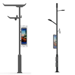 Hot Sell LED Smart Road Lighting Pole Intelligent WiFi Street Lamp EV Charging Station Street Lamp with Camera