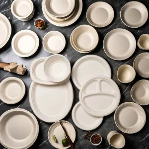 Eco-Friendly Compostable Sugarcane Tableware