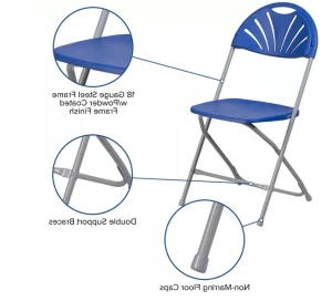 Wholesale Outdoor Folding Chair Modern Plastic Resin Folding Chair