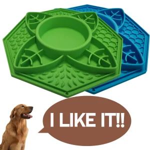 Custom Dog Lick Mat Bundle Octagon Silicone