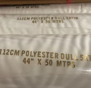 Bridal Satin Dull Face 75dx160d 125GSM 150cm