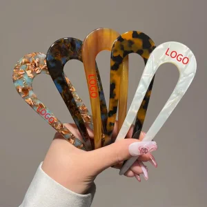 Handmade Acetate U-shaped Hair Pin