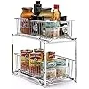 2-Tier Under Sink Cabinet Organizer with Sliding Storage Drawer