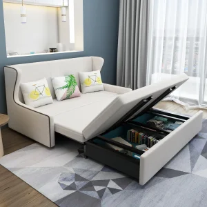 Compact space sofa bed