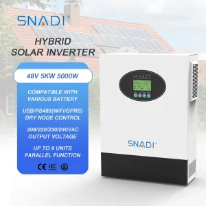 5kw inversor híbrido solar fuera de la red 48V inversores de potencia de onda sinusoidal pura
