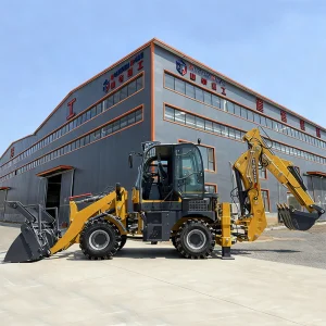 Mountain Raise Baggerlader Retroexcavadora Wheel Front Mini 4WD Multifunctional Digging Backhoe Loader