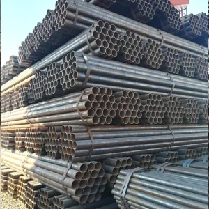 ERW Weld Steel Pipe Small Diameter Wear Resistance Hot Rolling Welded Black Steel Casing Tube