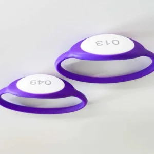 ISO14443A Wristband Access Control with RFID Qr Code Printing for Company