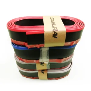 Protetor Universal de Borracha em Fibra de Carbono para Carro, Protetor de Para-choque Frontal