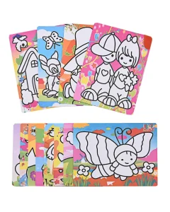 DIY Sand Painting Cards Drawing Art Toy Sudan
