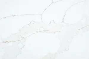 Pure White Background Calacatta Quartz Slab Popular Color