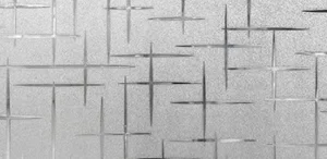Ultra-Clear Silver Haze Patterned Glass for Luxury Interior Partitions