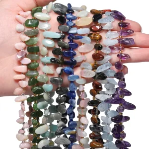 Jasper Quartz Chip Beads