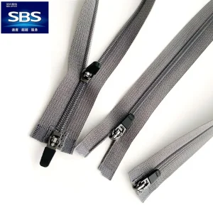 Double Slider Nylon Zipper
