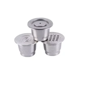 Refillable Stainless Steel Coffee Capsule Set