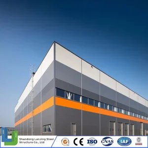 Planta de edificio de estructura de acero de alta gama