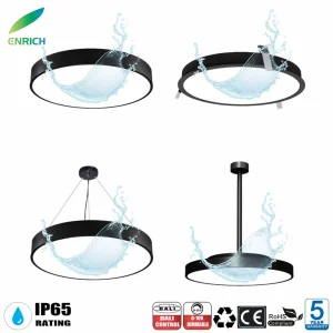IP65 Waterproof Suspended Recessed Mounted LED Ceiling Light