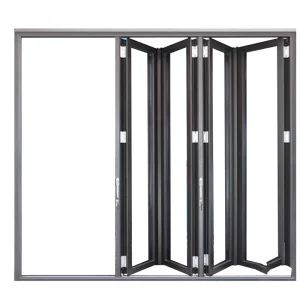 As2047 Cheap Aluminum Bifold Glass Windows