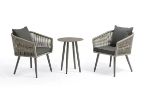 Wholesale Herman alum rattan chair 3 pcs set-K/D-AD615003-3A