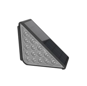 Wall Mounted Triangle Shape Solar Deck Lights Outdoor Step Lights