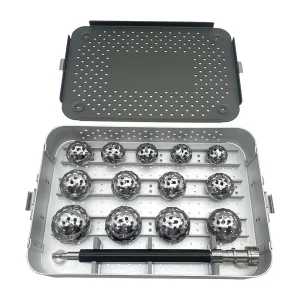 The Hip Joint Surgical Instruments With Acetabular Burnishing Total Hip Replacement Set Acetabular Reamers Instruments