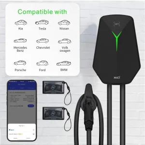 Advanced 7kw Wall-Mounted EV Charger for Home Use