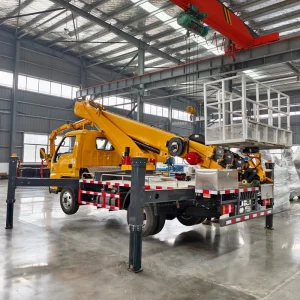 Compact Structure Aerial Work Platform 10m-27m Hydraulic Boom Lift for Safety and Efficiency