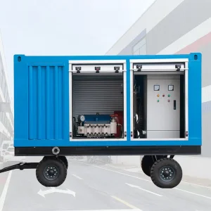 100MPa Electric Drive Industrial Pipe Cleaning System High Pressure Cleaner System