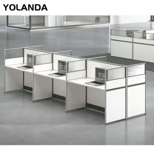 Yolanda Furniture Economical Custom Design Desk Excellent Quality Modern Office Table and Chair Combination Partition