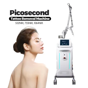 Professional Picosecond Pico Laser Tattoo Machine Eyebrow Blackhead Removal Pico ND YAG Laser Pigment Acne Scar Skin Tightening Whitening Rejuvenation Equipment