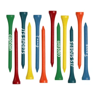 Golf Accessories Manufacturer Custom Logo Durable and Stable Bamboo Golf Tee