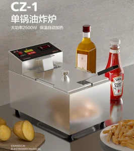 Wholesale Electric Fryer Commercial Deep Fryer French Fries Machine Snack Equipment