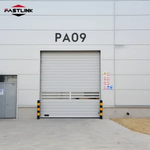 Waterproof Electric Aluminum Spiral Shutter Doors