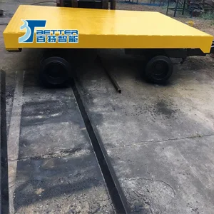 Electric Driven Railway Material Handling Transfer Trolley