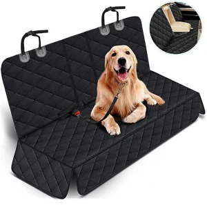 Universal Polyester Dog Car Seat Cover Rear for Sedan/Truck/Off-Road Vehicles All-Season Optimal Comfort Safety URANGE