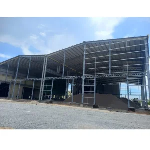 Estrutura de Aço Metálico Personalizada para Edifícios Industriais, Agrícolas e Comerciais, Armazenamento de Edifícios Metálicos