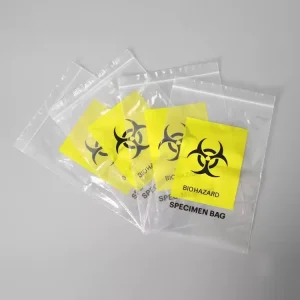 PE Material Thickned Steriled Medical Specimen Bag Collection Bag Biohazard Bag