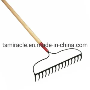Rastra de Madera para Jardín Nivelación de Hojas
