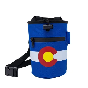 Kids Rock Climbing Chalk Bag Adults Chalk Ball Zippered Bag