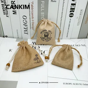Eco Friendly Custom Printed Velvet Drawstring Pouch