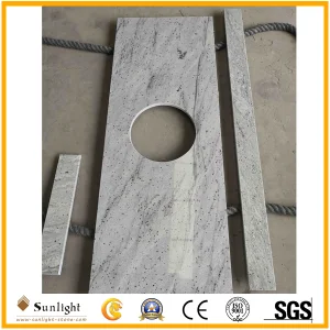 Hot Sale Prefabricated River White Granite Vanity Top, Countertops